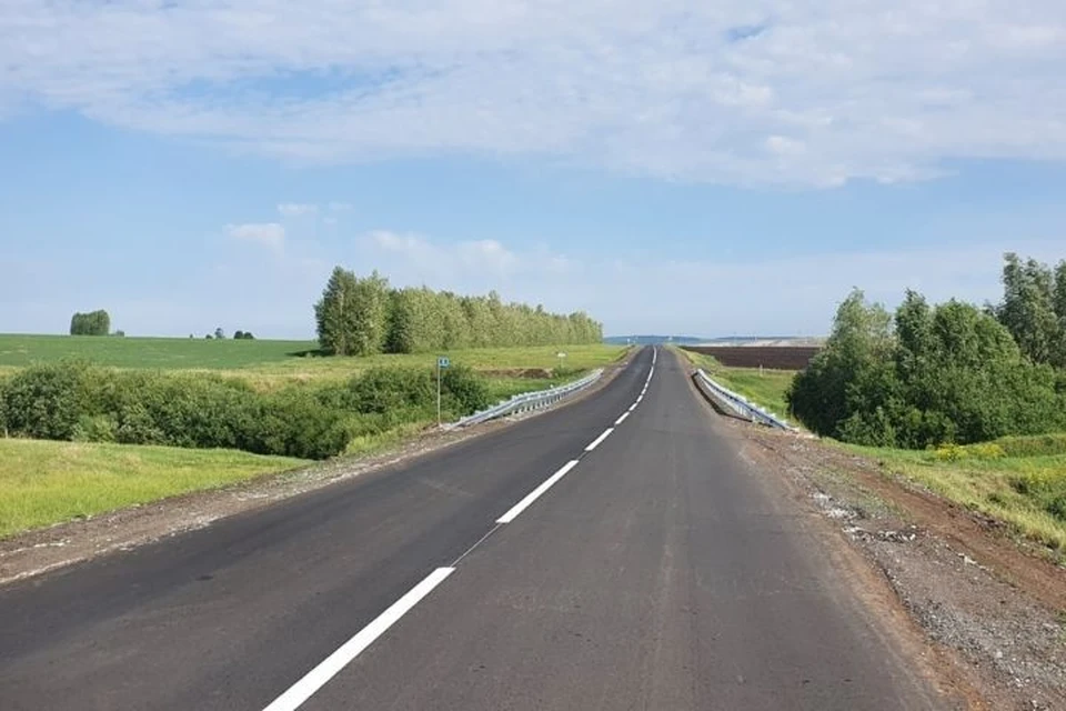 Дорога Новошешминск – Андреевка – Новотроицкое после ремонта. Фото: mindortrans.tatarstan.ru