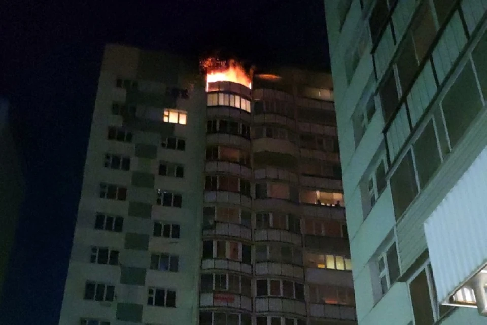 Зачинщика веселья, обернувшегося пожаром, ищут. Фото: "АСТ-54".