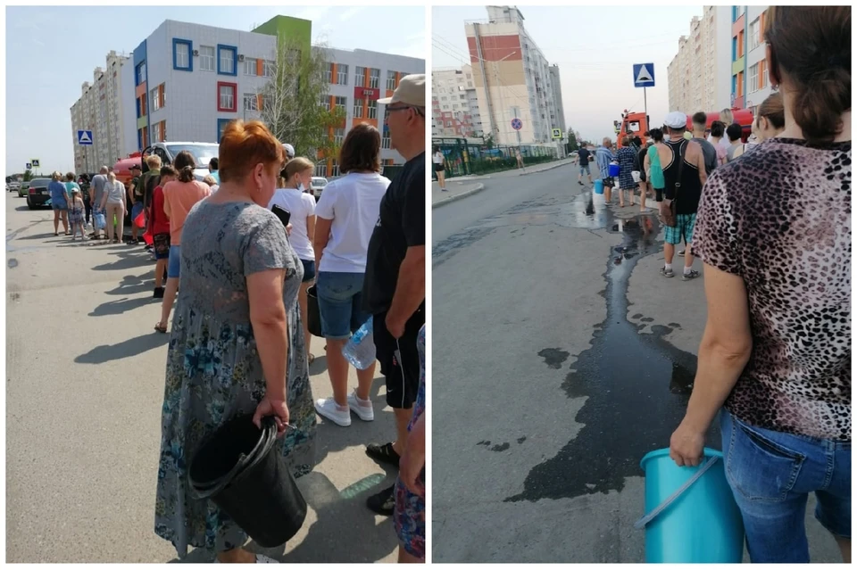 Воды в микрорайоне не было почти сутки.
