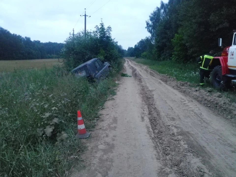 Пожилой водитель получил ранения при ДТП