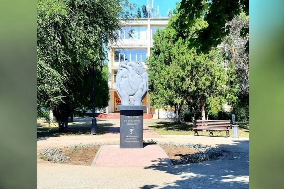 Торжественное открытие скульптуры, посвященной врачам, состоится 20 июля в 11:00