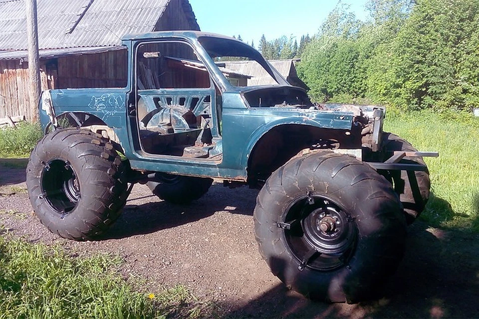 Александр Зубарев из поселка Юбилейный работал над создание авто два года. Фото: предоставлено героем публикации