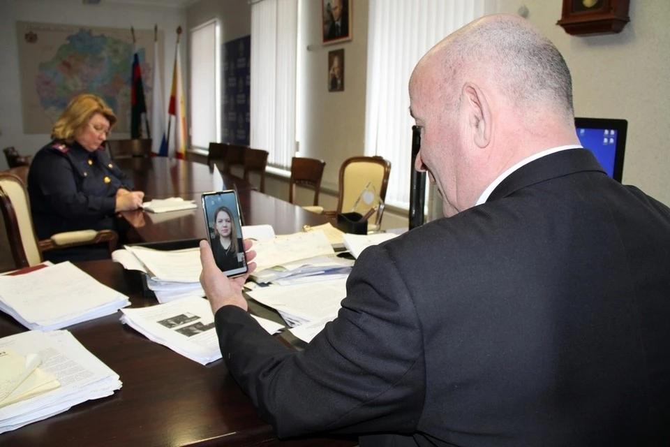 СК предложил использовать видеосвязь при проведении допросов и очных ставок Фото: пресс-служба следственного управления СК Рязанской области