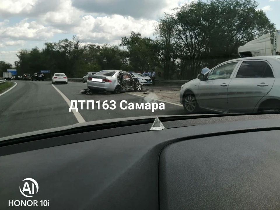 Проверка по факту аварии продолжается ФОТО: ДТП 163 Самара