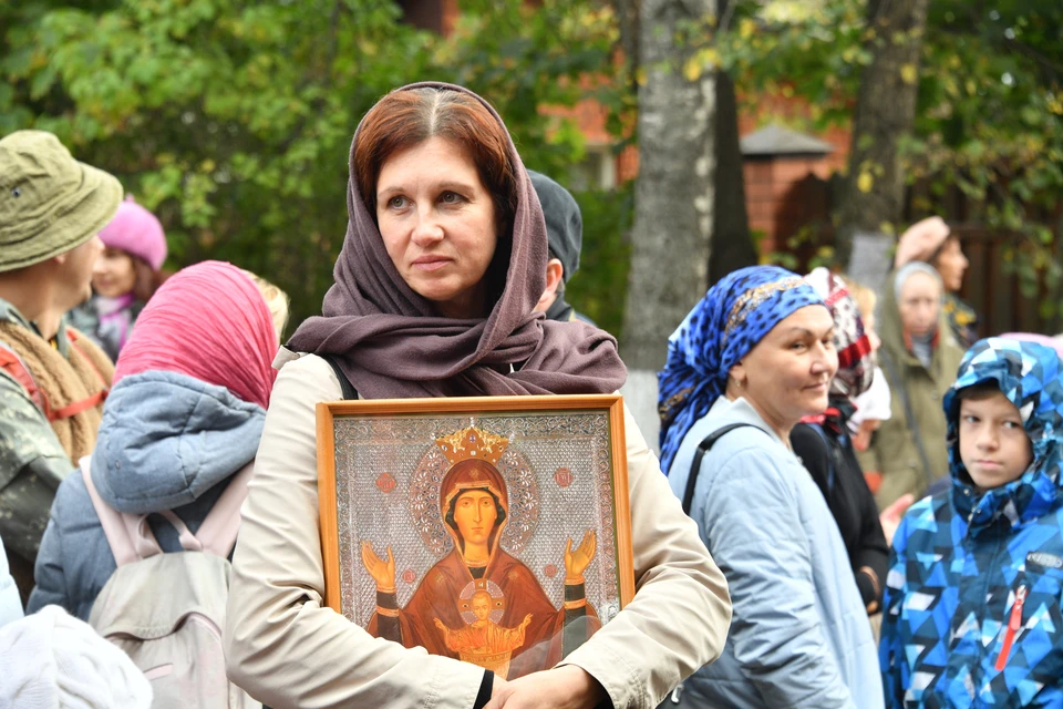 УПЦ провела в Киеве крестный ход по случаю 1033-летия Крещения Руси.