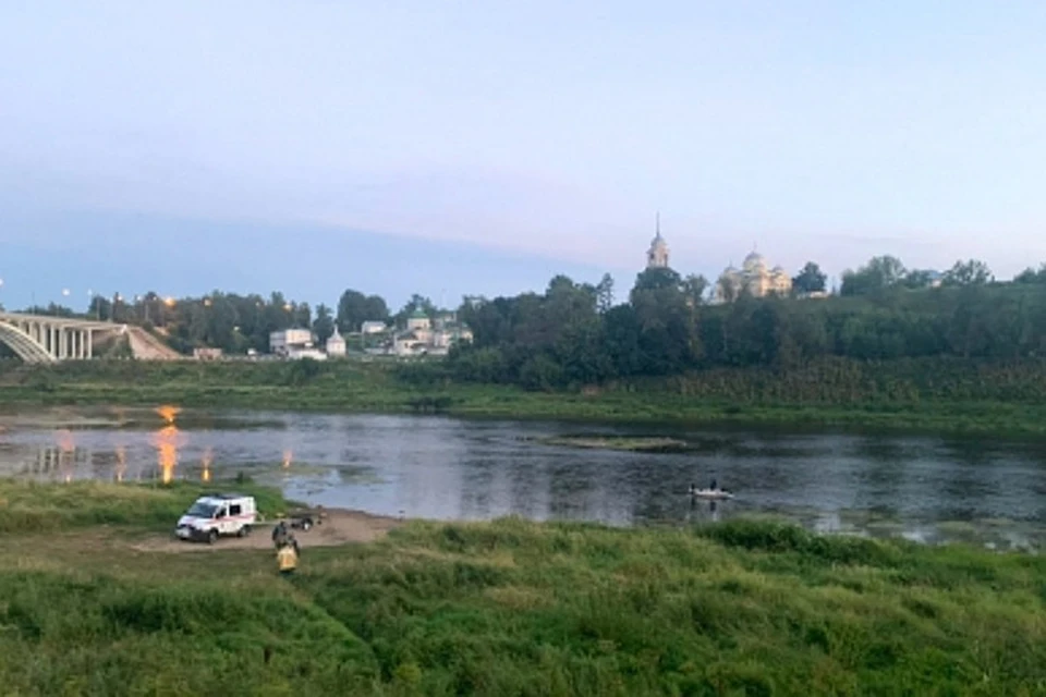 Место, где выловили из реки труп погибшей. Фото: СУ СК РФ по Тверской области