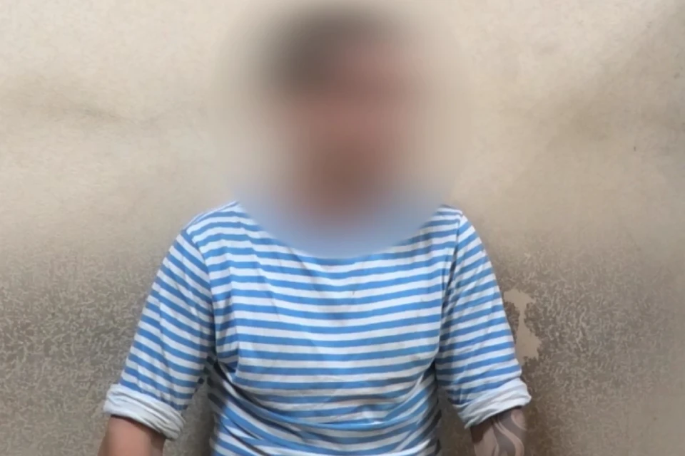 Бывший десантник после задержания