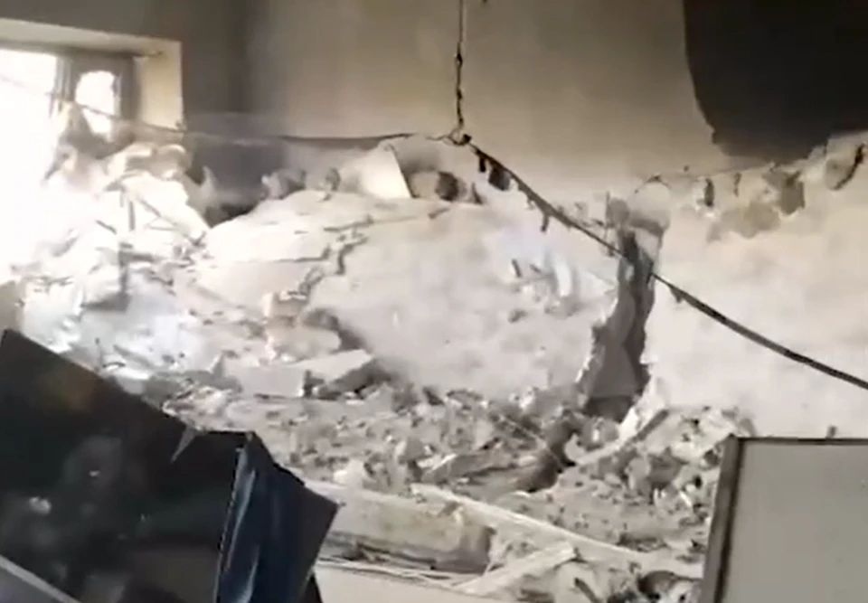Фото: скриншот и видео. Квартира, в которой произошел взрыв.