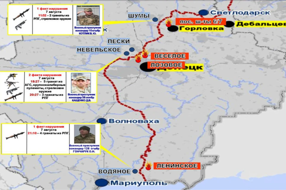 Карта донецка горловка