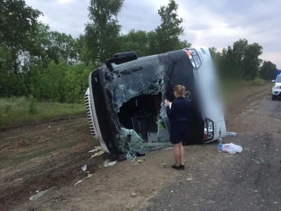 Авария автобуса под Калининском