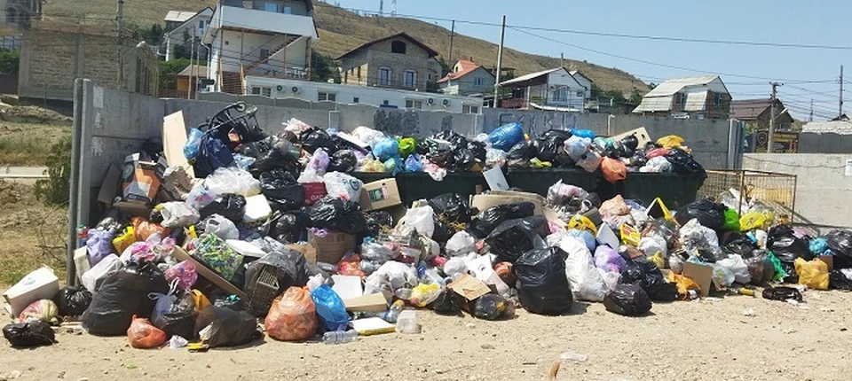 Феодосия утопает в мусоре. Фото: Архив КП.