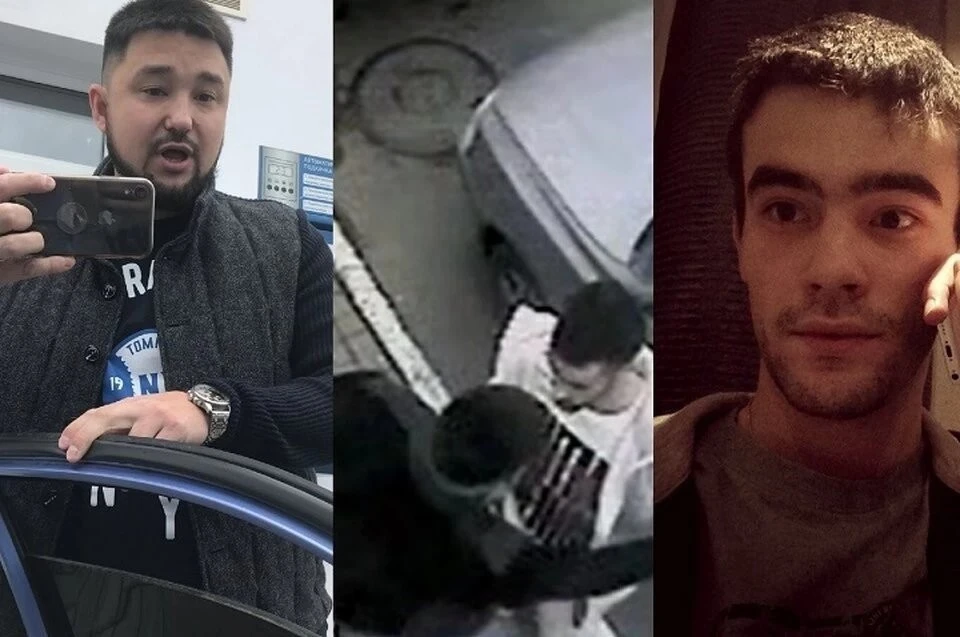 Артем Халилов (слева) утверждал, что Антон Истомин (справа) подносил к его горлу складной нож. Фото: скриншот с камеры наблюдения, Антон Истомин