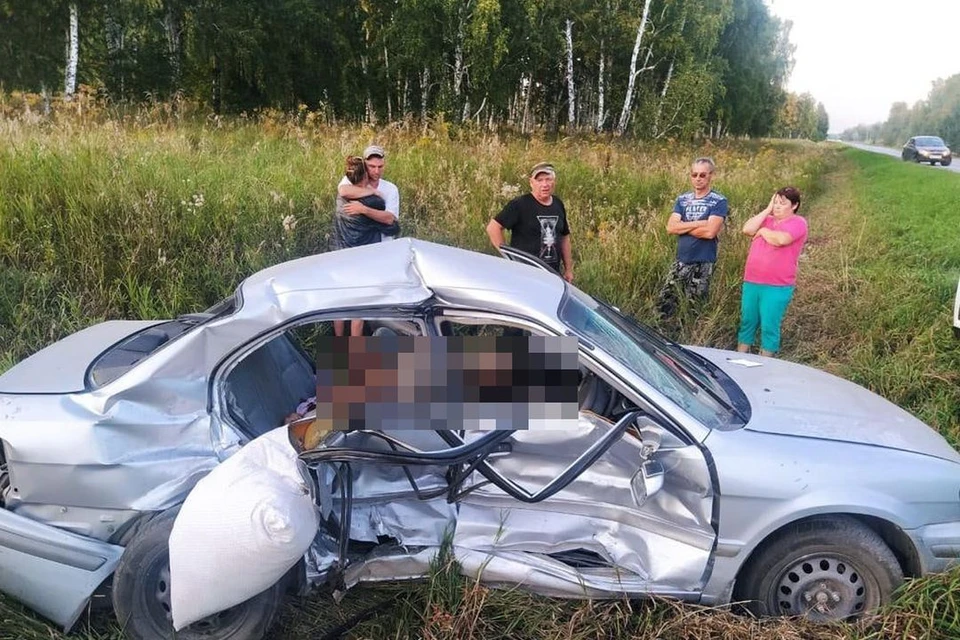 В Новосибирской области, вечером 27 августа, произошло смертельное ДТП. Фото: Госавтоинспекция по Новосибирской области