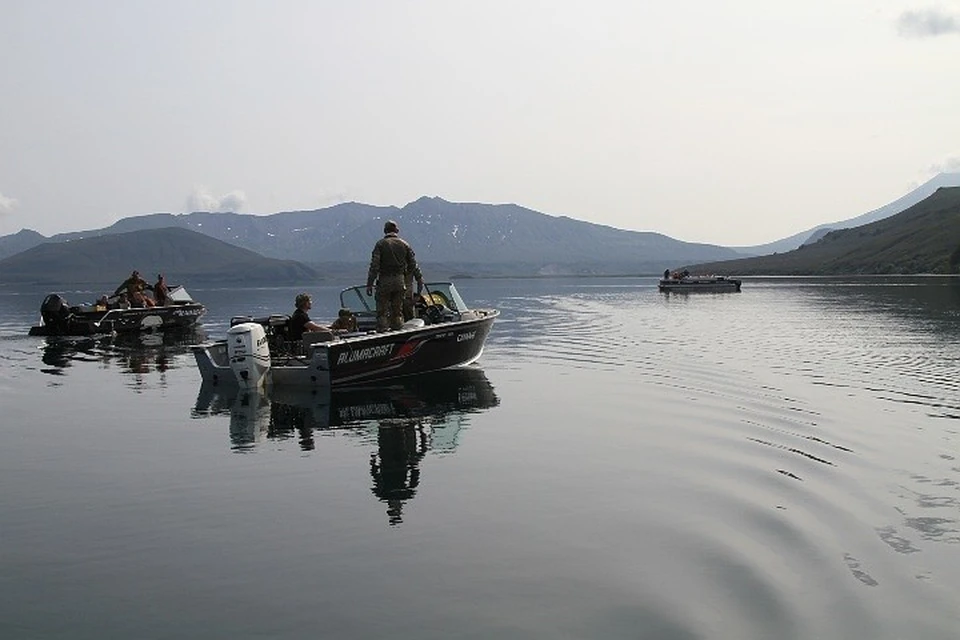 Работы на месте падения вертолета Ми-8. Фото: ГУ МЧС России по Камчатскому краю