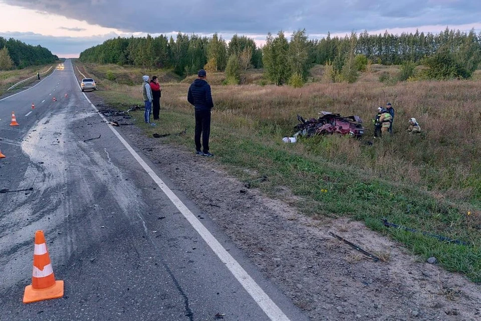 Трагедия под Липецком: в ДТП погибли 4 человека