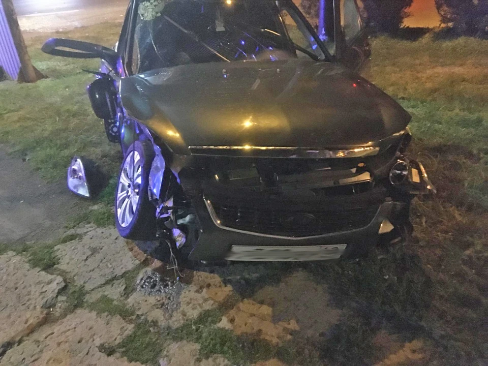 Столкновение произошло на улице Авиационной