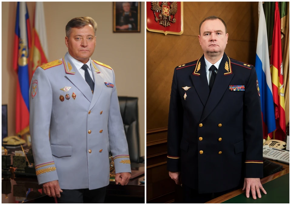 Не исключено, что вскоре Михаил Скоков (слева) и Андрей Сергеев (справа) поменяются должностями. Фото: МВД России