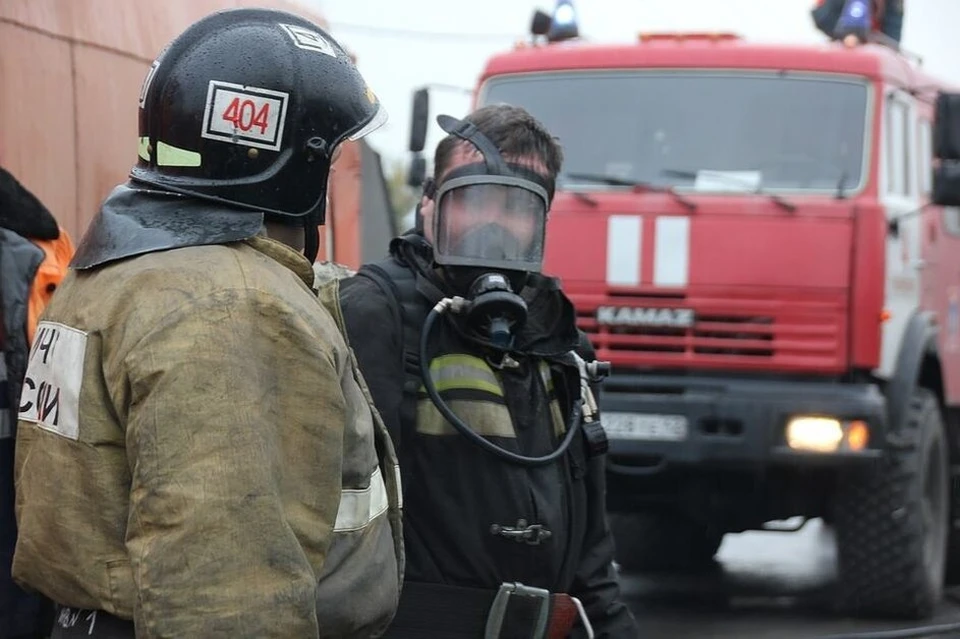 Пожар произошел на улице Луночарского.