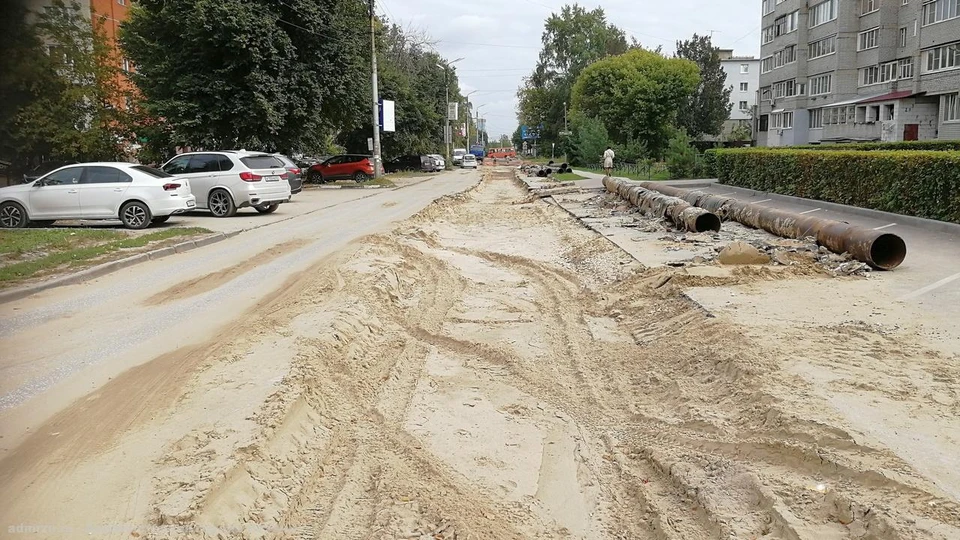 Полностью улицу Татарскую после ремонта теплотрассы откроют 17 сентября.
