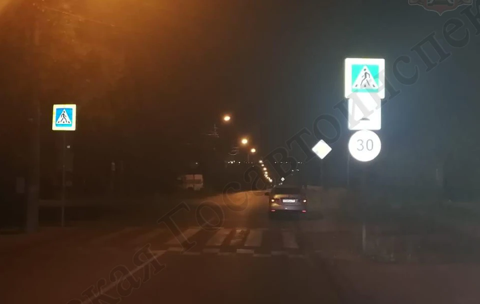 В Октябрьском поселке Тулы автоледи на перекрестке не смогла разминуться с пешеходом