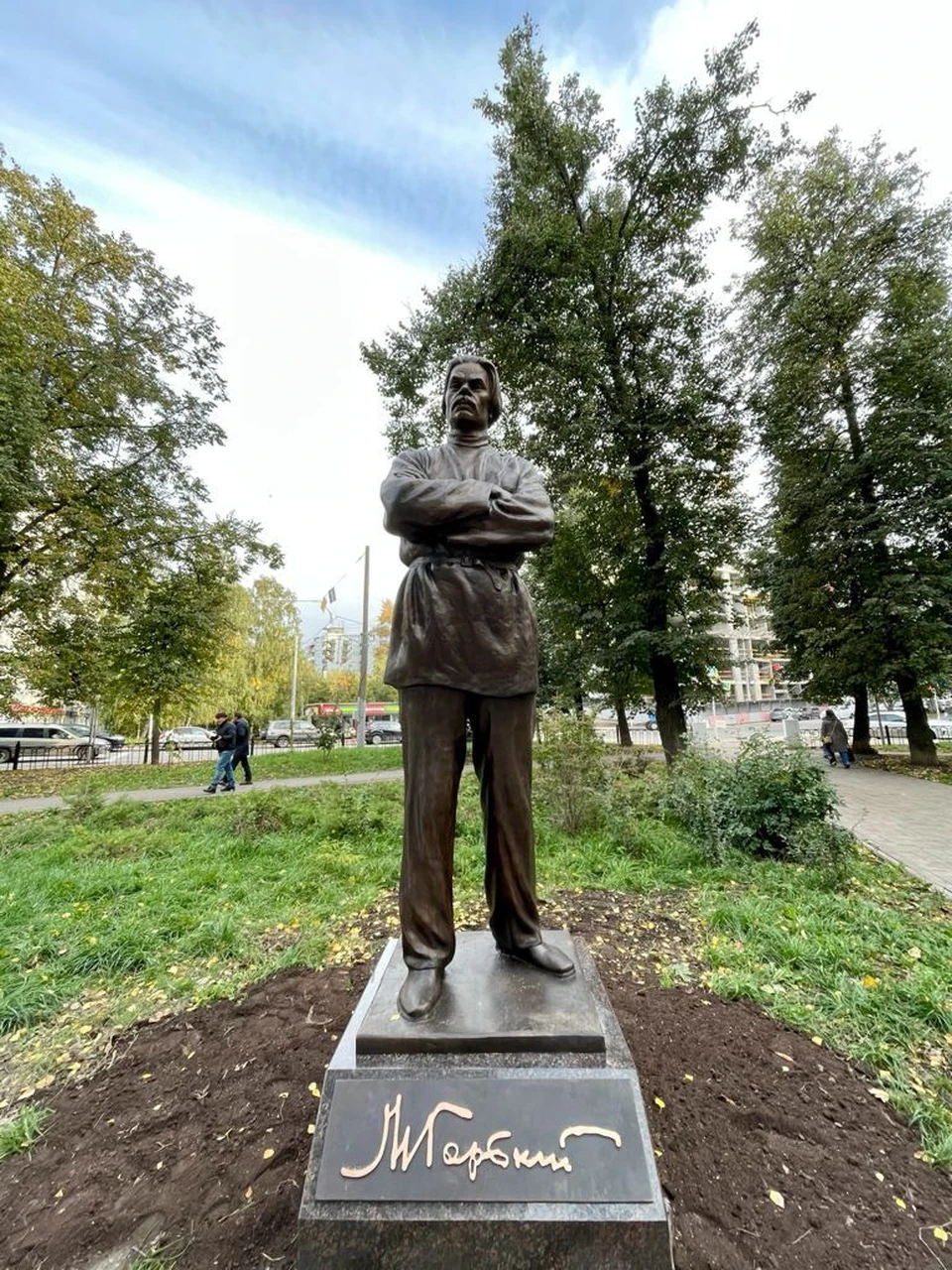 Скульптуру Максима Горького открыли в Ковалихинском сквере 15 сентября
