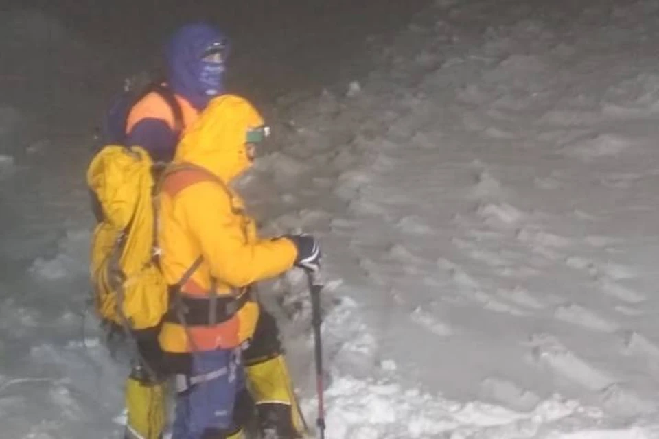 Петербургского туриста нашли на высоте более 5 тысяч метров на Эльбрусе / Фото: МЧС КБР