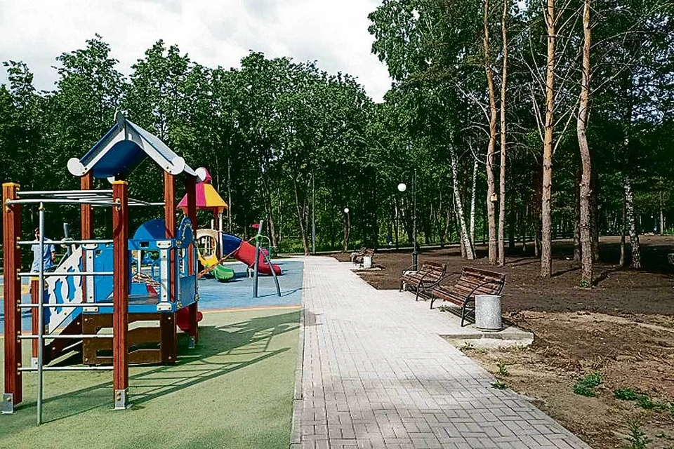 Так выглядит отремонтированный парк в Искитиме. Фото: www.nso.ru