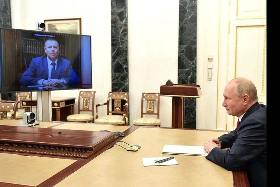 Владимир Путин провел видеоконференцию с новым руководителем Ярославской области. ФОТО: http://www.kremlin.ru