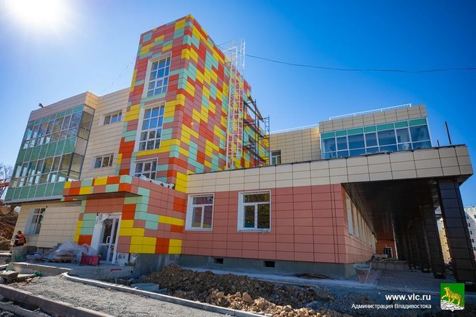Новый детский сад поможет решить нехватку мест в микрорайоне. Фото: Анастасия Котлярова/Администрация Владивостока.