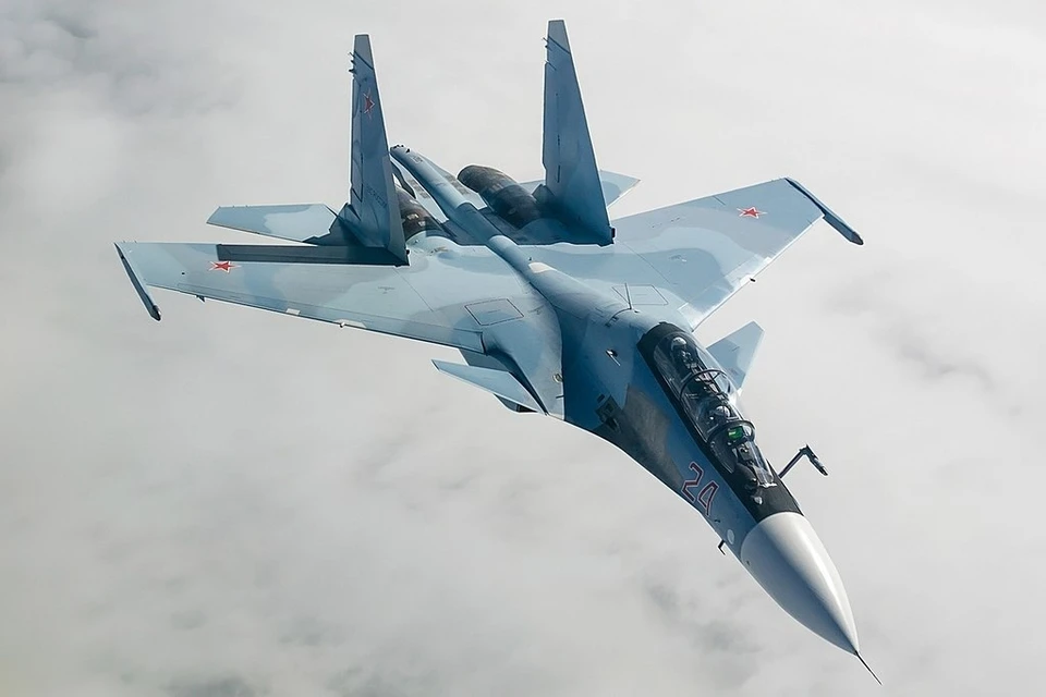 Истребитель Су-30 в воздухе. Фото: "Википедия"