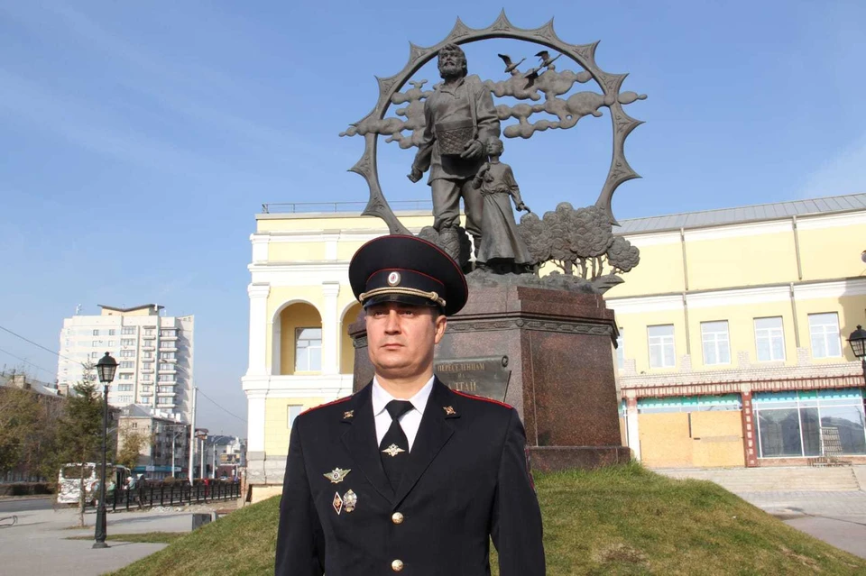 Капитан полиции Сергей Тетихов