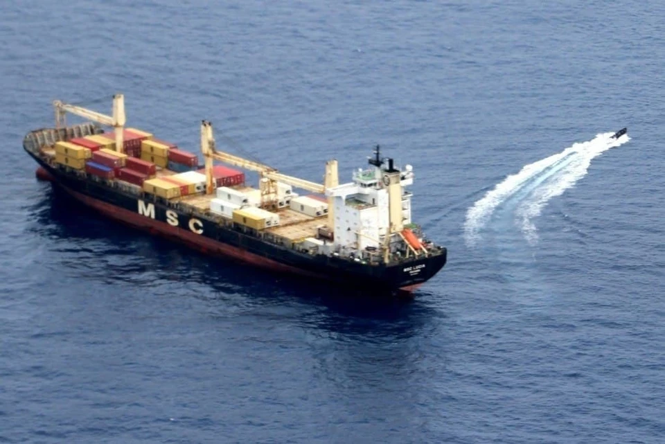В Атлантике российские моряки спасли судно от пиратов. Фото: Минобороны РФ