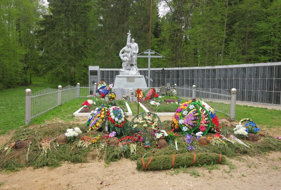 В мае 2017 года останки перезахоронили в братской могиле в селе Васильевское. Фото: поисковый отряд «Обелиск»