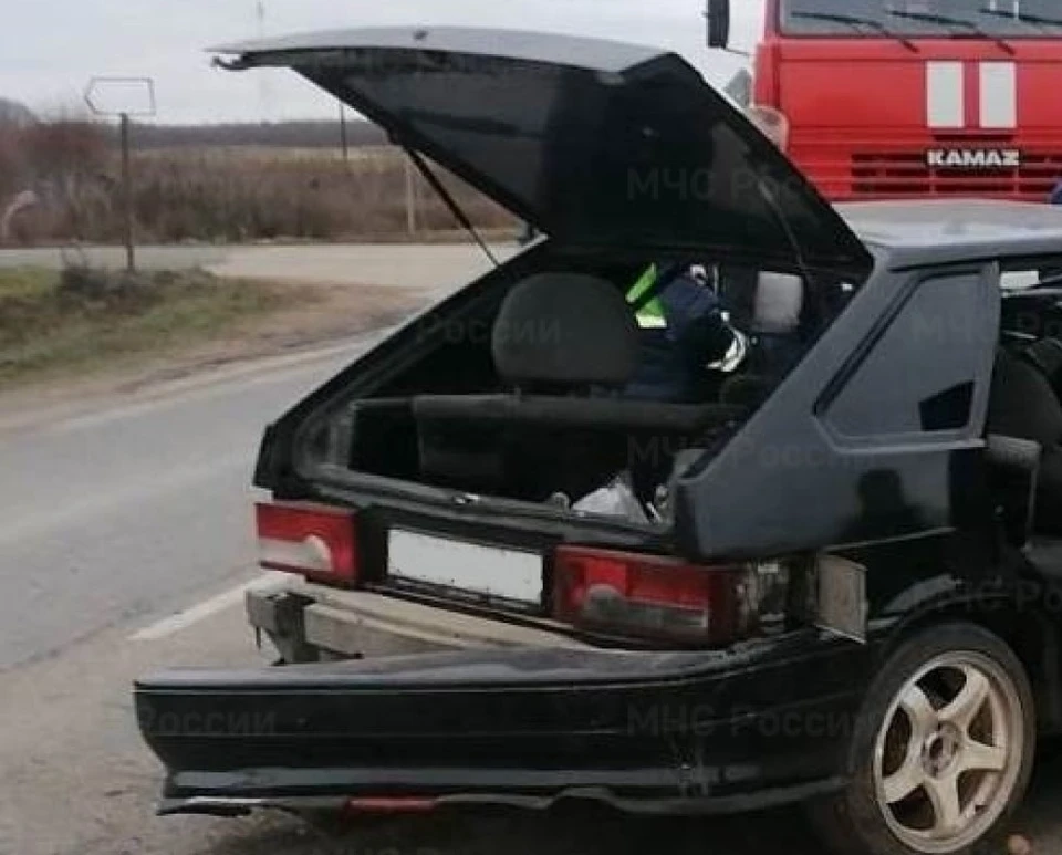 Фото с места аварии.
