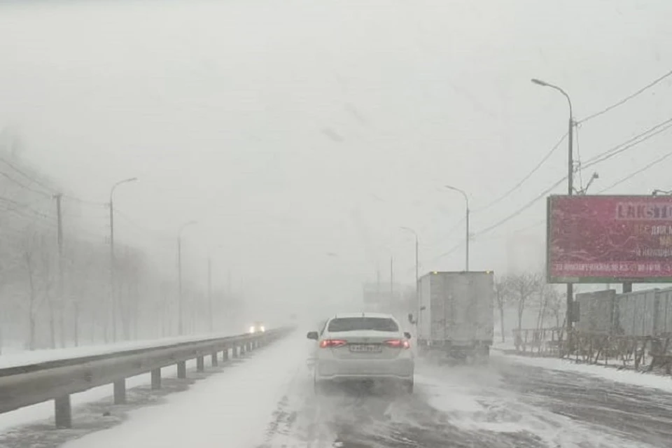 Непогода пришла в Хабаровск в начале последней недели ноября