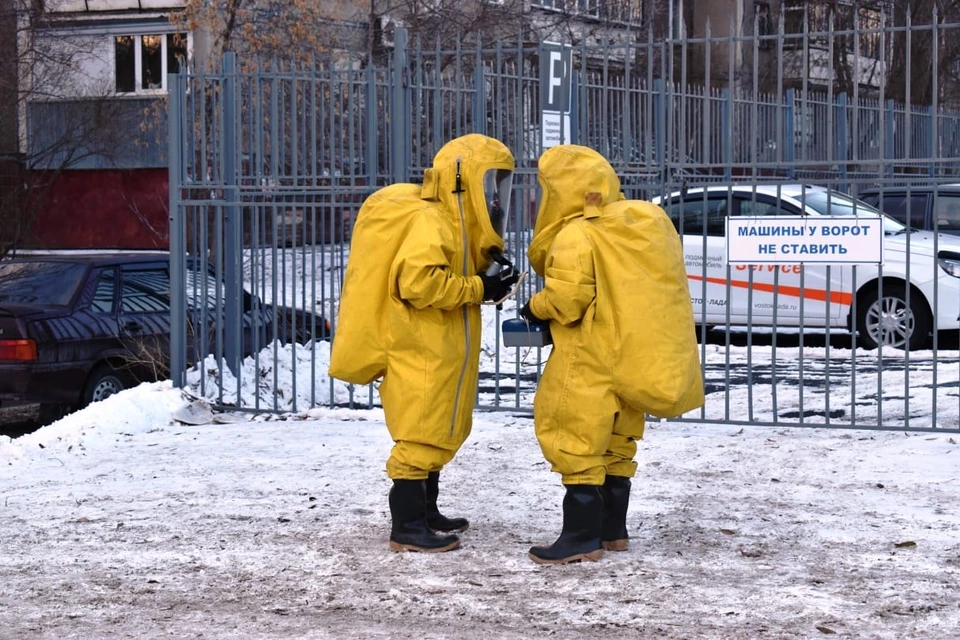 Остатки рекламного столба с радиацией уберут в ближайшее время. Фото: ГУ МЧС по Челябинской области