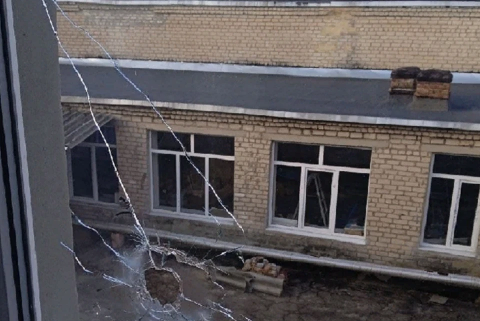 Лишь по счастливой случайности никто не пострадал. Фото: телеграм-канал главы администрации г.Ясиноватая