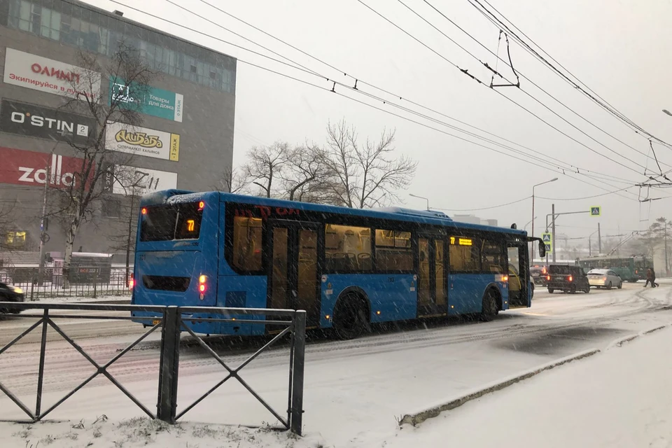 30 ноября на Приморье обрушился снег.