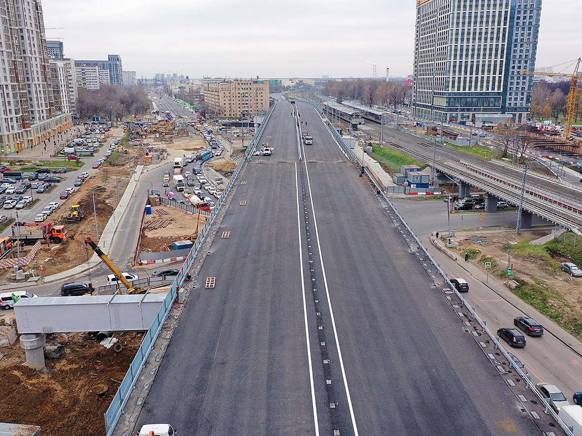 Северо-Восточная хорда в Москве: Около метро «Ботанический сад» открылась  эстакада - KP.RU