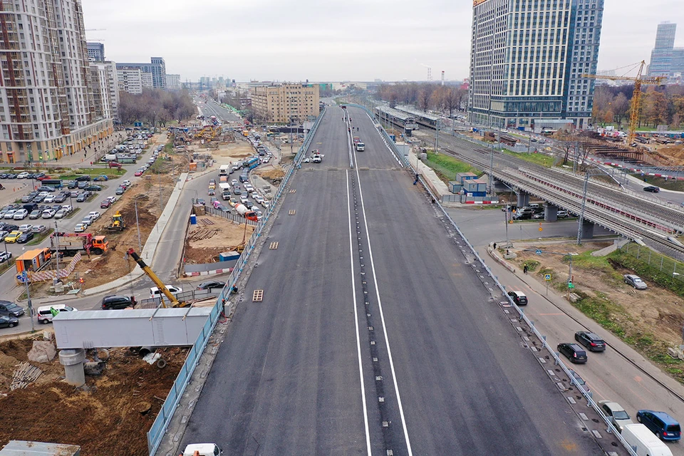 В столице продолжается строительство хордовых магистралей.