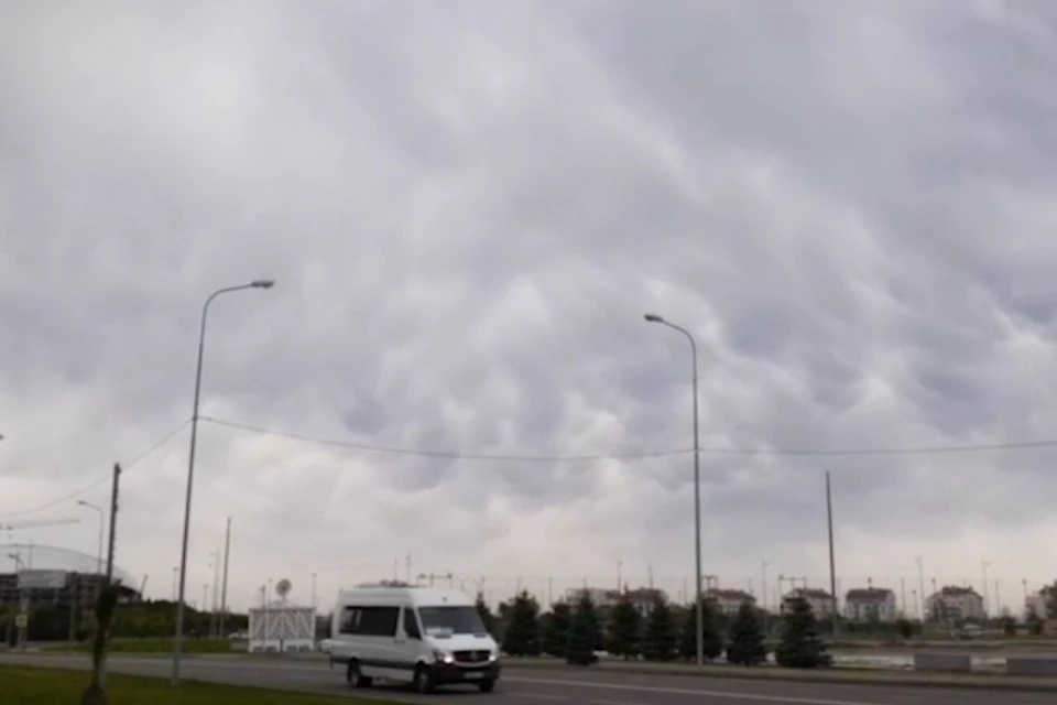 Асператусы в небе над Сочи Фото: кадр из видео