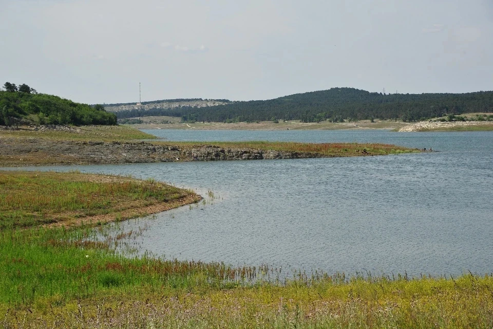 Симферопольское водохранилище на треть заполнено водой