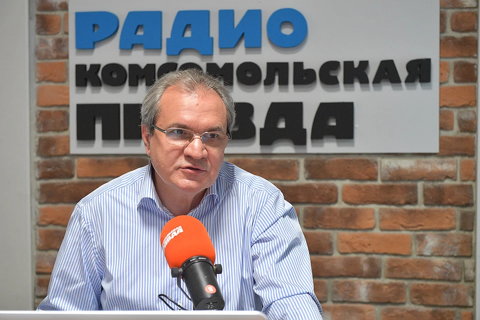 Председатель СПЧ Валерий Фадеев в студии Радио "Комсомольская правда".