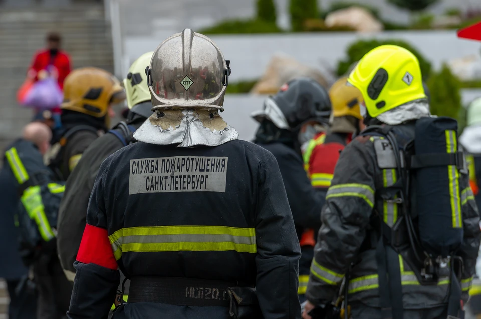 Женщина пострадала во время пожара в доме на проспекте Юрия Гагарина в Петербурге