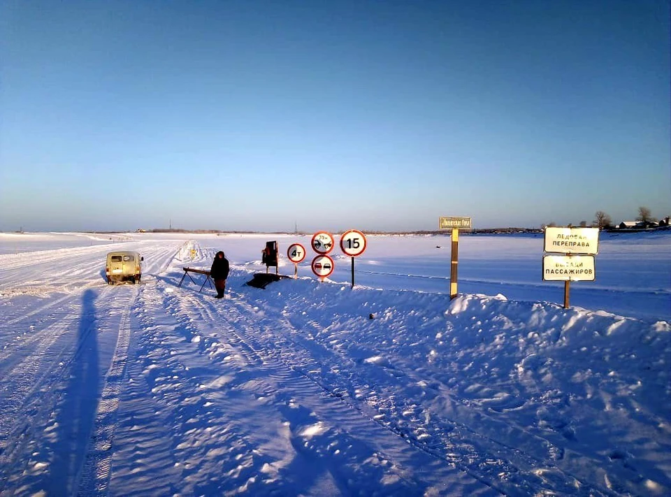В Томской области открываются новые автозимники и ледовые переправы...