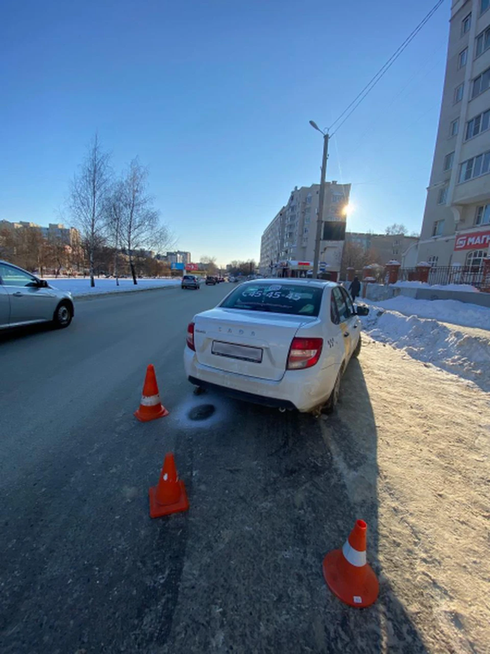Авария случилась на ул. Рылеева
