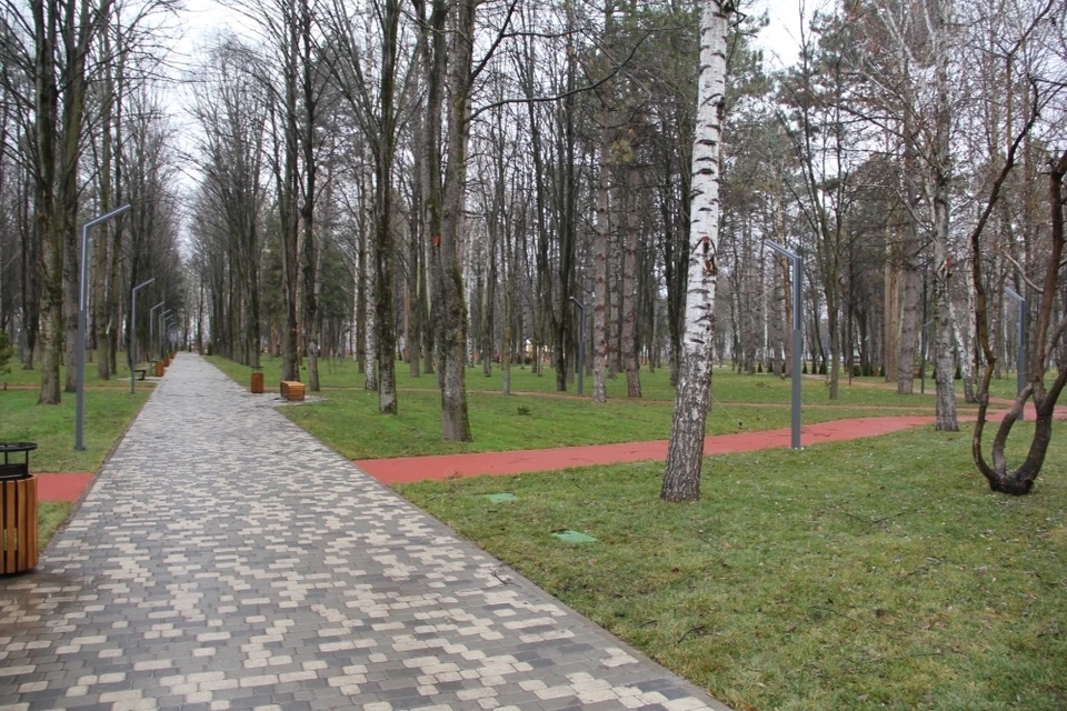 Благоустройство зеленых зон завершили в Краснодаре Фото: пресс-служба городской администрации
