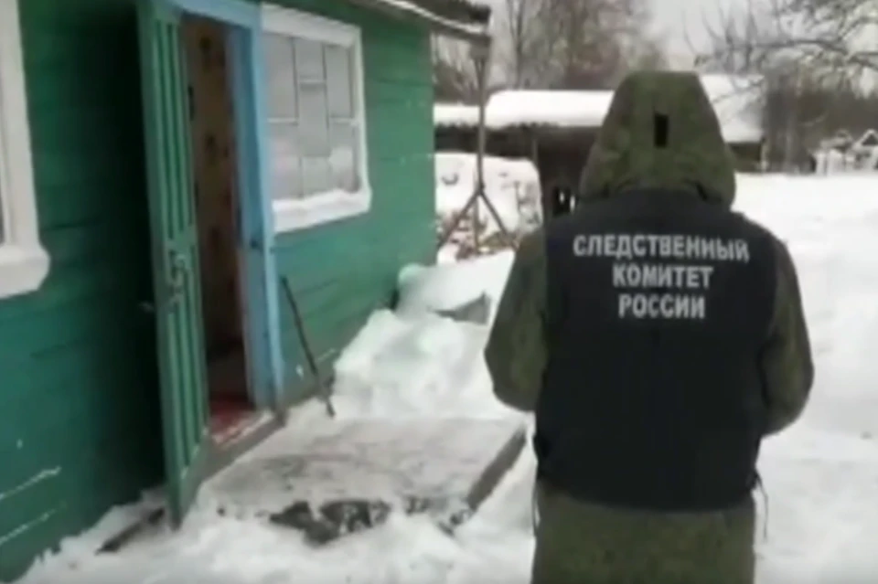 Мужчина убил жену в собственном доме, во время застолья. Фото: стоп-кадр с видео СУ СКР по Тверской области.