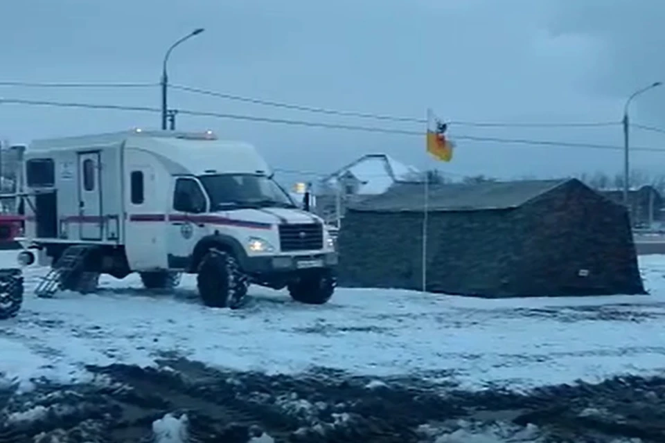 Пункт обогрева развернули под Краснодаром