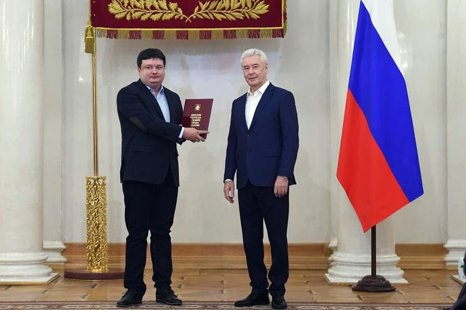 Награду наш коллега получил за вклад в работу по освещению социально значимых событий столицы